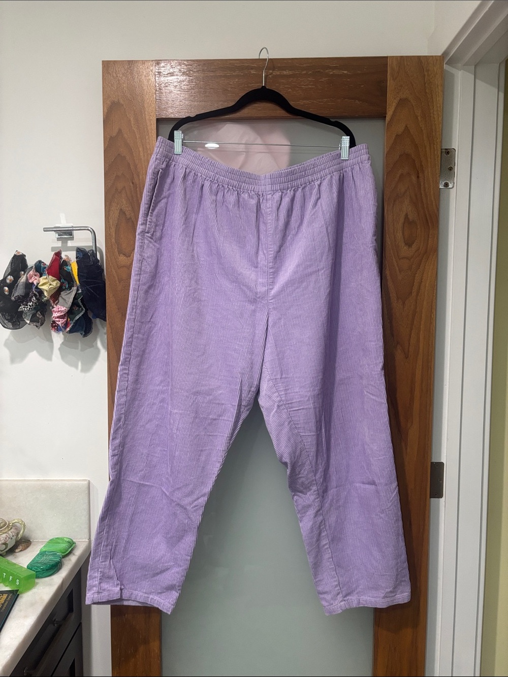Lucy & Yak Lavender Wide Leg Billie Corduroy Pants
